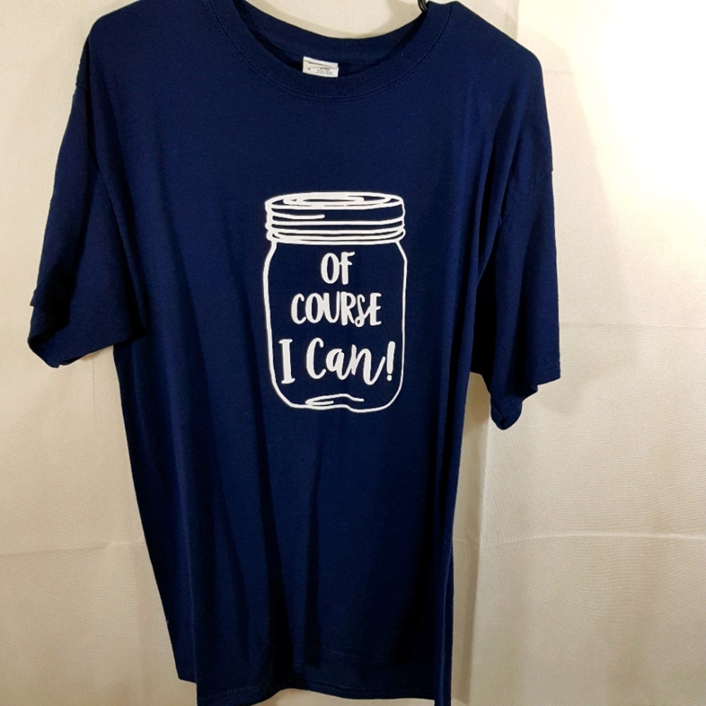 Blue Jerzee T-Shirt Dri-Power a Active Large